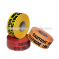 High quality yellow underground electric line marking tape